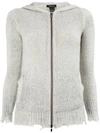 AVANT TOI DISTRESSED KNITTED JACKET