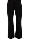 ALEXANDER MCQUEEN CROPPED FLARED TROUSERS