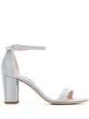 STUART WEITZMAN ANKLE STRAP SANDALS