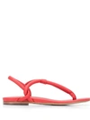 DEL CARLO THONG STRAP SANDALS