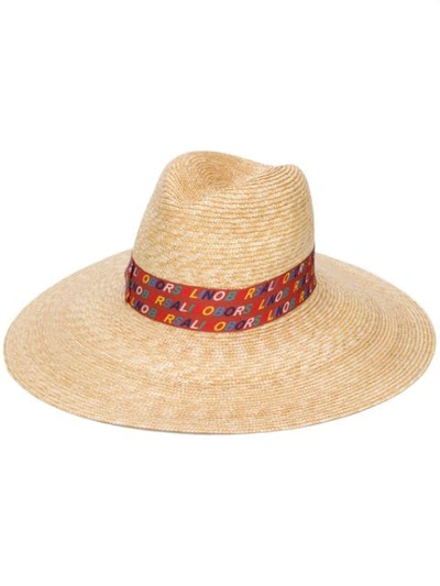 Borsalino Paglia Sun Hat In Neutrals