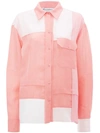 JW ANDERSON CONTRAST PANEL SHIRT