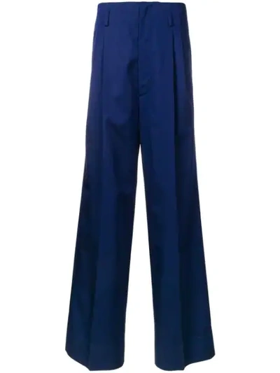 Dsquared2 Wide-leg Trousers - 蓝色 In Blue