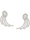 ALESSANDRA RICH CRYSTAL FAN EARRINGS