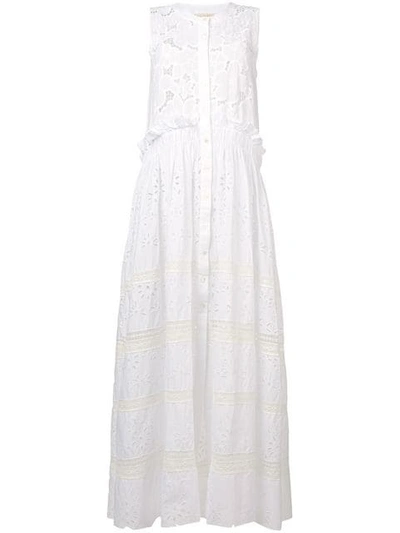 Anjuna Brigitta Broderie Anglaise Dress - 白色 In White