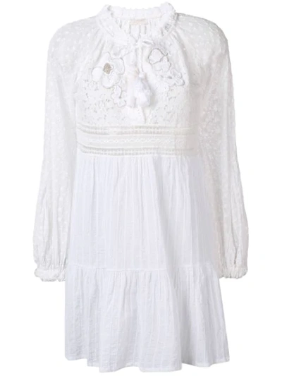 Anjuna Nicoletta Lace Embroidered Dress - 白色 In White