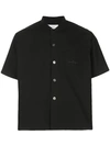 SECOND/LAYER BOXY FIT SHIRT - 黑色