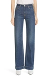 TRAVE JOAN HIGH WAIST WIDE LEG JEANS,010-001-018