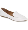 STEVE MADDEN FEATHER LOAFER FLAT,FEATHER