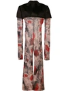 COMME DES GARÇONS JUMPSUIT MIT PRINT