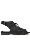 YOHJI YAMAMOTO LACE-UP SLINGBACK SANDALS