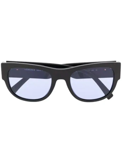 Versace Eyewear Round Sunglasses - 黑色 In Black