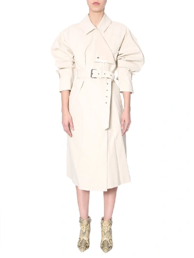 Isabel Marant Pink Cotton Trench Coat