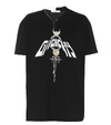 GIVENCHY CHAIN-TRIMMED COTTON T-SHIRT,P00369929