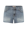 7 FOR ALL MANKIND MID-RISE DENIM SHORTS,P00371978