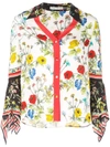 ALICE AND OLIVIA BLUSE MIT BLUMEN-PRINT