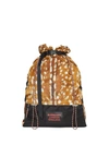 BURBERRY DEER PRINT NYLON DRAWCORD BACKPACK