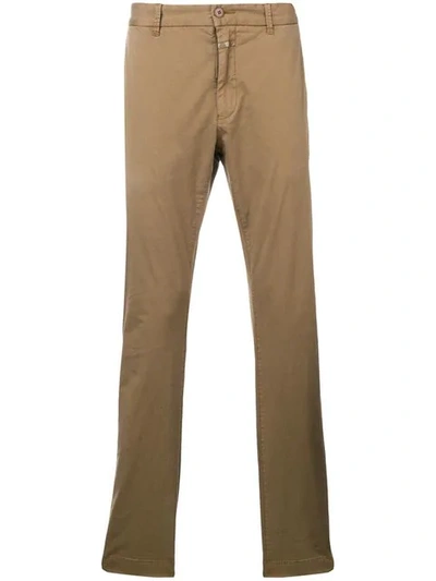 Closed Slim Fit Chinos In Brown