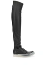 RICK OWENS OVER THE KNEE BOOTS
