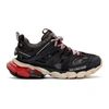Balenciaga Track Logo-detailed Mesh And Rubber Sneakers In 1002 Blk/gr