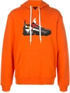 Mostly Heard Rarely Seen 8-bit Virgil 3 Hoodie In Orange