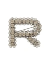 ROCHAS R LOGO BROOCH