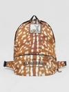 BURBERRY Deer Print Convertible Bum Bag