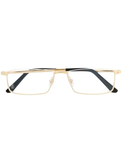 Cartier Gold Square Glasses