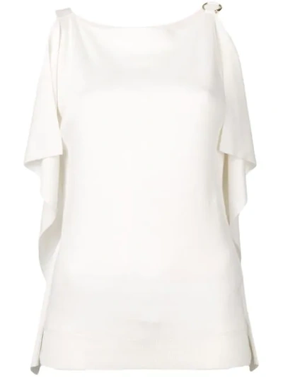 Chloé Drape Vest Top - 白色 In White
