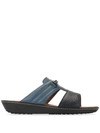 TOD'S TOD'S SLIP-ON SANDALS - 蓝色