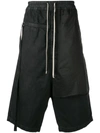 RICK OWENS DRKSHDW DROP-CROTCH SHORTS