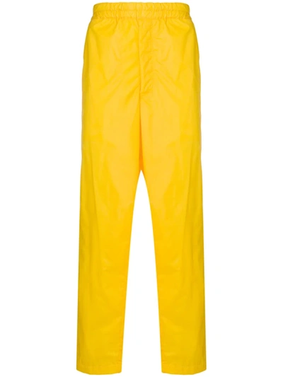 Comme Des Garçons Shirt Side Panel Track Trousers In Yellow