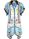 ALICE AND OLIVIA CONNER SHIRT DRESS