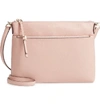 Kate Spade Medium Polly Leather Crossbody Bag In Flapper Pink/gold