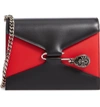 Alexander Mcqueen Pin Calfskin Leather Shoulder Bag In Multi