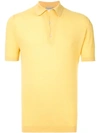 JOHN SMEDLEY JOHN SMEDLEY SHORT-SLEEVE POLO SHIRT - 黄色