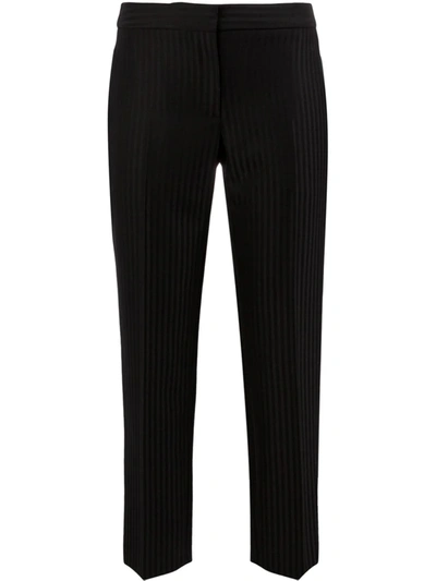 Alexander Mcqueen High-waisted Tailored Trousers In Black