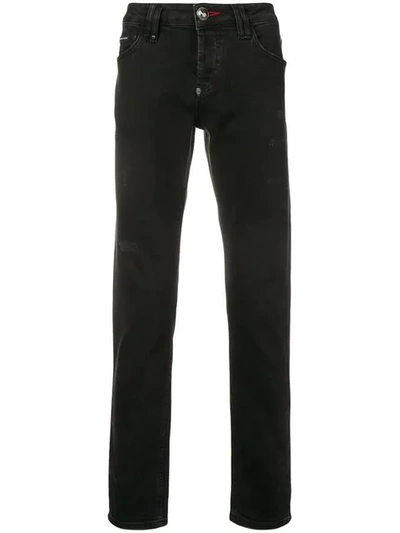 Philipp Plein Supreme Statement Jeans In Black