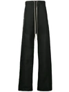RICK OWENS LONG PUSHER TRACK trousers