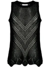 Snobby Sheep Sequin Embellished Knit Top In Black