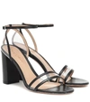 GIANVITO ROSSI SHERYL 85 LEATHER SANDALS,P00378644