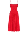 KHAITE THE DELPHINE COTTON POPLIN DRESS,P00376786
