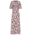 LES RÊVERIES FLORAL SILK MAXI DRESS,P00380118