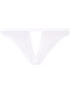 MAISON CLOSE MAISON CLOSE PURE TENTATION镂空三角裤 - 白色
