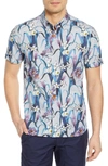 TED BAKER SHARKY SLIM FIT SPORT SHIRT,MMA-SHARKY-TH9M