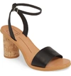 Dolce Vita Women's Jali Round Heel Sandals In Black Leather