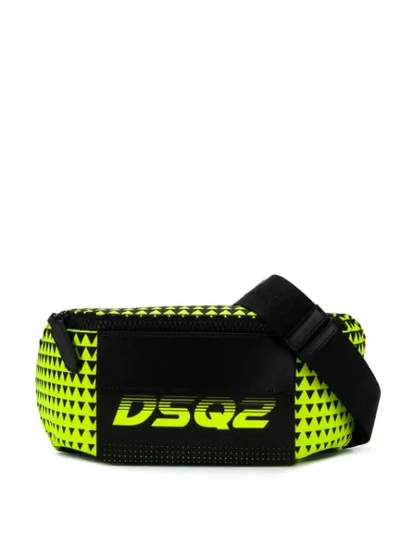 Dsquared2 Bionic Sport Dsq2 Race Belt Bag In Green