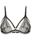 Maison Close Le Petit Secret Triangle Bra In Black