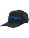 Dsquared2 Adjustable Men's Cotton Hat Baseball Cap In Nero