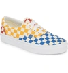 Vans Era Multi-colour Checked Canvas Trainers In Multi+check+white